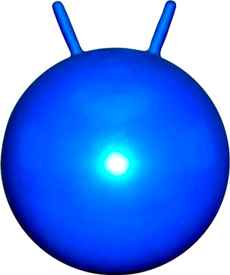 Фитбол с рожками Cosmic GB03 (голубой) - общий вид