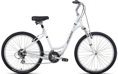 Велосипед Specialized Expedition Sport Low Entry (L, White-Black, 2014) - обший вид