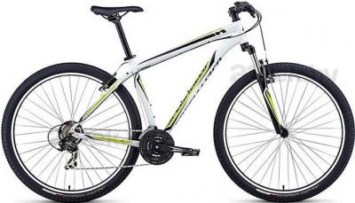 Велосипед Specialized HardRock 29 (L, White-Lime-Black, 2014) - общий вид