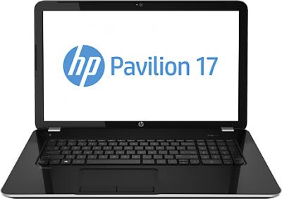 Ноутбук HP Pavilion 17-e025sr (E3Z50EA) - фронтальный вид