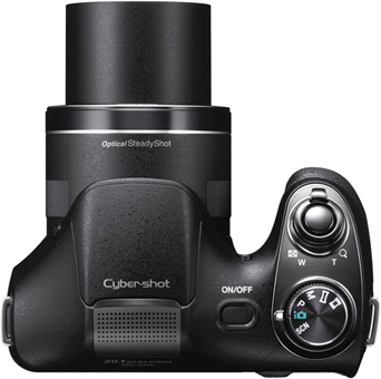 Компактный фотоаппарат Sony Cyber-shot DSC-H300 - вид сверху