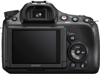 Зеркальный фотоаппарат Sony SLT-A58Y - вид сзади