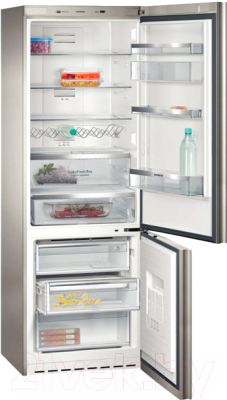Холодильник с морозильником Siemens KG49NSB21R - внутренний вид