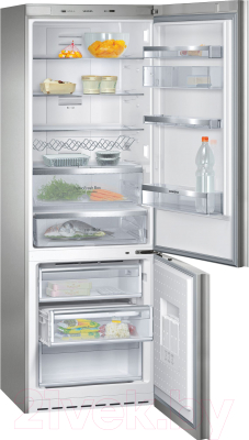 Холодильник с морозильником Siemens KG49NSW21R - внутренний вид