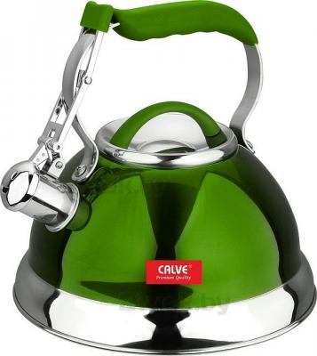 Чайник со свистком Calve CL-1461 - в зеленом цвете