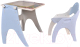Комплект мебели с детским столом Tech Kids Зима-лето 14-352 (голубой) - 