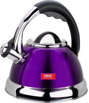Чайник со свистком Calve CL-1463 - в фиолетовом цвете