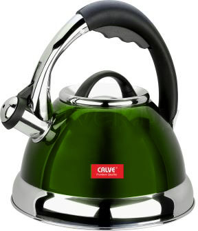 Чайник со свистком Calve CL-1463 - вв зеленом цвете