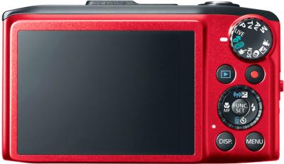 Компактный фотоаппарат Canon PowerShot SX280 HS (Red) - вид сзади