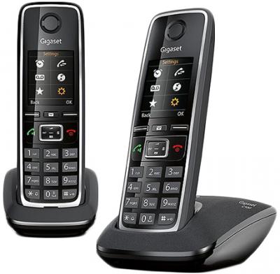 Беспроводной телефон Gigaset C530 Duo (Black) - общий вид