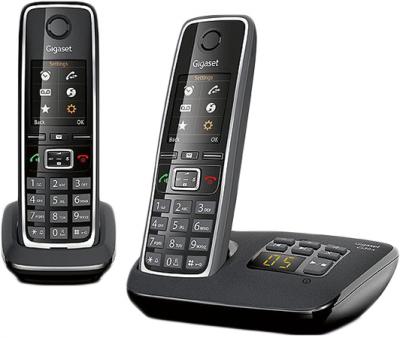 Беспроводной телефон Gigaset C530A Duo (Black) - общий вид