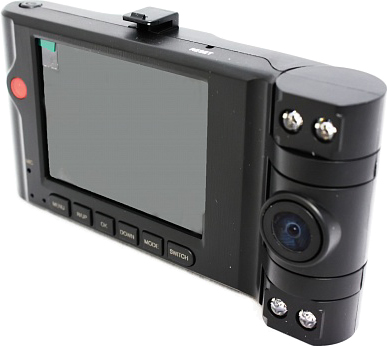 Автомобильный видеорегистратор ParkCity DVR HD 420 - поворот камеры