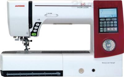 Швейная машина Janome Memory Craft 7700 QCP Horizon - фронтальный вид