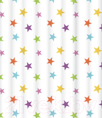 Шторка-занавеска для ванны LEMARK Bright Stars C2018T018