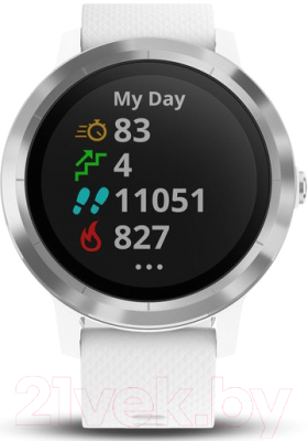 Умные часы Garmin Vivoactive 3 / 010-01769-22 (белый)