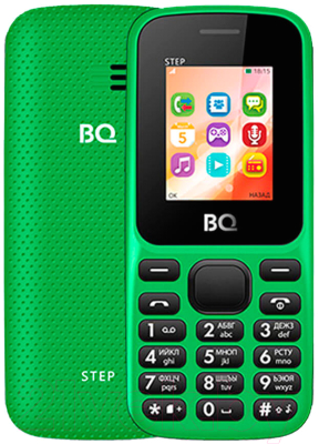 Мобильный телефон BQ Step BQ-1805 (зеленый)