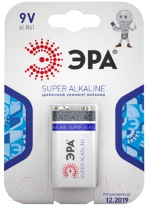 

Батарейка ЭРА, 6LR61-1BL / C0038445
