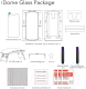 Миниатюра изображения товара Защитное стекло для телефона Whitestone Dome Glass для S9 / GP-G960WTEEBAA