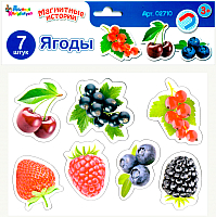 

Развивающая игра Десятое королевство, Магнитные истории. Магниты Ягоды / 02710