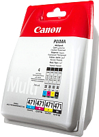 Тонер-картридж Canon CLI-471 BK/C/M/Y (0401C004AA) - 
