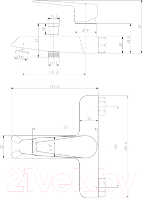 Комплект смесителей Omnires Astoria Set V1 AS5610