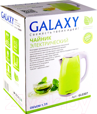 Электрочайник Galaxy GL 0307 (зеленый)