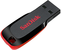 Usb flash накопитель SanDisk Cruzer Blade Black 64GB (SDCZ50-064G-B35) - 