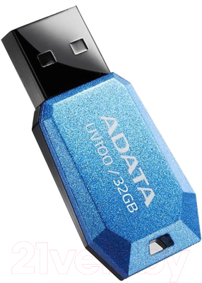 Usb flash накопитель A-data DashDrive UV100 Blue 32GB (AUV100-32G-RBL)