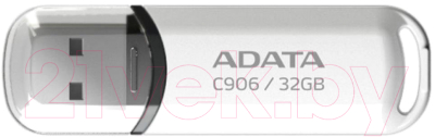 Изображение товара USB flash накопитель A-data C906 32 Гб White (AC906-32G-RWH)