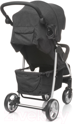 Детская прогулочная коляска 4Baby Rapid Premium (серебристый)