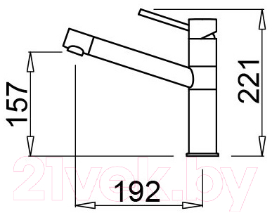 Смеситель Elleci Sava (Fango K43)