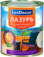 Лазурь для древесины LuxDecor Белый (750мл) - 