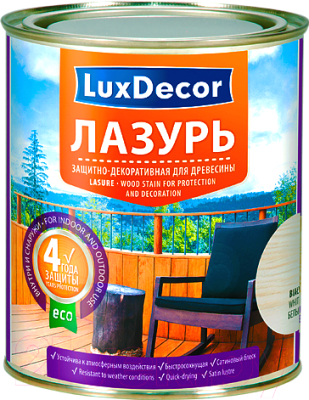 Лазурь для древесины LuxDecor Махагон (750мл)