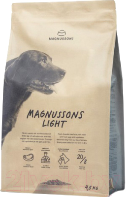 Сухой корм для собак Magnusson Light Meat&Biscuit / F220450 (4.5кг)