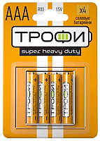 Комплект батареек Трофи R03-4BL / C0033712