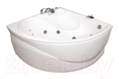 Ванна акриловая Triton Синди 125x125 Стандарт (с гидромассажем)