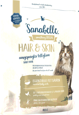 Сухой корм для кошек Bosch Petfood Sanabelle Hair&Skin (400г)