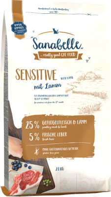 Сухой корм для кошек Bosch Petfood Sanabelle Sensitive Lamb (2кг)