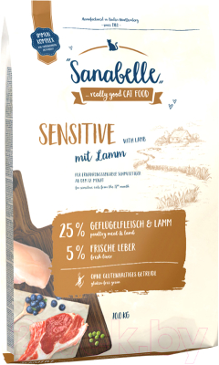 Сухой корм для кошек Bosch Petfood Sanabelle Sensitive Lamb (10кг)