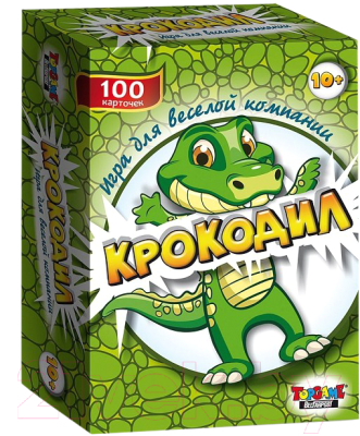 Настольная игра Topgame Крокодил 100 карточек / 01229