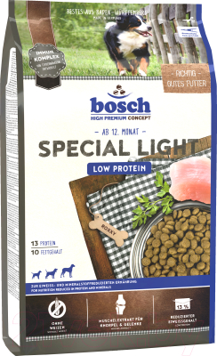 Сухой корм для собак Bosch Petfood Special Light (2.5кг)