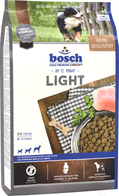 Сухой корм для собак Bosch Petfood Light (1кг)