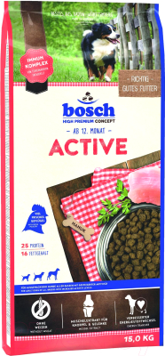 Сухой корм для собак Bosch Petfood Active (15кг)