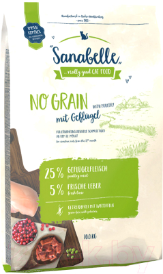 

Корм для кошек Bosch Petfood, Sanabelle No Grain