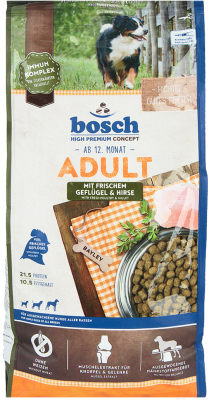 Сухой корм для собак Bosch Petfood Adult Poultry&Spelt (3кг)