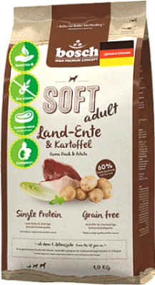 

Корм для собак Bosch Petfood, Soft Adult Grain Free Duck&Potatoes