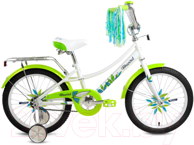 Детский велосипед Forward Azure 2018 / RBKW8LNH1009 (18, белый)