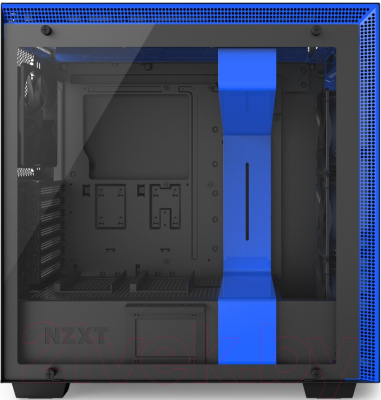 Корпус для компьютера NZXT H700i Matte Black/Blue (CA-H700W-BL)