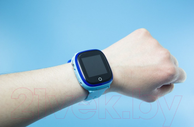 Умные часы детские Wonlex WiFi Dual Сamera GW400X (голубой)