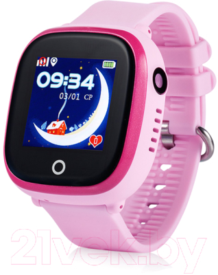 Умные часы детские Wonlex WiFi Dual Сamera GW400X (розовый)